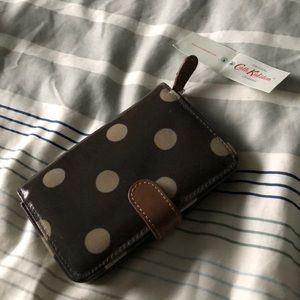 Cath Kidson brown and tan wallet with tags BNWT